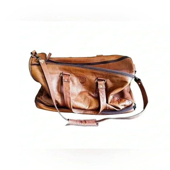 Roche’ Invitational Wolf Creek TICA Leather Duffel Travel Bag - Picture 5 of 16